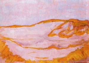 Oil mondrian, piet Painting - Dune IV.  Duin IV. 1909-10. by Mondrian, Piet