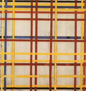 Oil mondrian, piet Painting - New York City II. 1942-44 by Mondrian, Piet