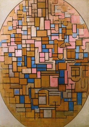 Oil mondrian, piet Painting - Tableau III by Mondrian, Piet