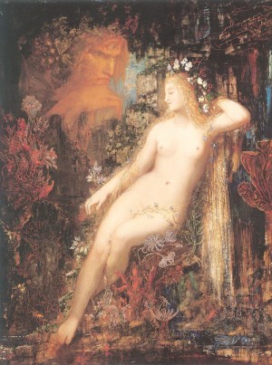 Oil moreau, gustave Painting - Galatea   1878-80 by Moreau, Gustave