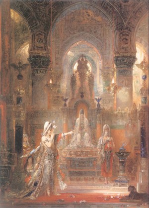  Photograph - Salome Dancing before Herod    1874-76 by Moreau, Gustave