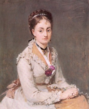 Oil morisot, berthe Painting - Portrait of Edma    1870 by Morisot, Berthe