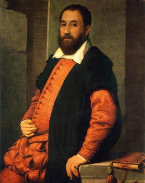 Oil moroni, giovanni battista Painting - Portrait of Jacopo Foscarini    1575 by Moroni, Giovanni Battista
