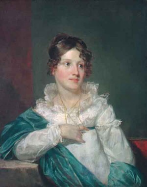 Oil morse, samuel finley breese Painting - Mrs Daniel DeSaussure Bacot 1820 by Morse, Samuel Finley Breese