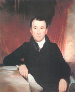 Oil Portrait Painting - Portrait of Jonas Platt   1827-28 by Morse, Samuel Finley Breese