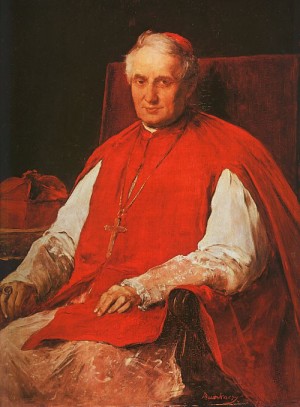 Oil munkacsy, mihaly Painting - Portrait of Cardinal Lajos Haynald  1884 by Munkacsy, Mihaly