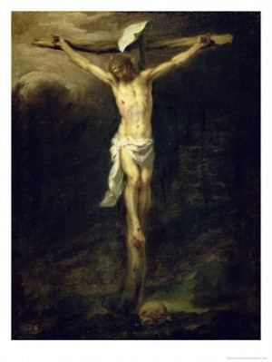 Oil murillo, bartolome esteban Painting - Christ on the Cross, 1672 by Murillo, Bartolome Esteban