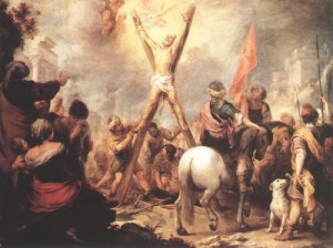 Oil murillo, bartolome esteban Painting - The Martyrdom of St Andrew    1675-82 by Murillo, Bartolome Esteban