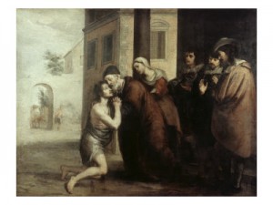 Oil murillo, bartolome esteban Painting - The Return of the Prodigal Son by Murillo, Bartolome Esteban