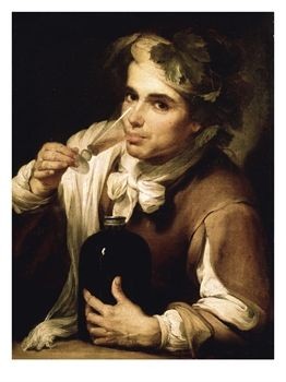 Oil murillo, bartolome esteban Painting - Young Man Drinking by Murillo, Bartolome Esteban