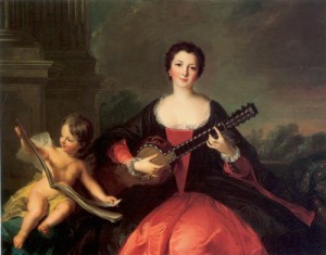  Photograph - Louise-Anne de Bourbon-Conde, called Mlle. de Charolais   1731 by Nattier, Jean Marc