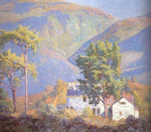 Oil noyes, george loftus Painting - The Gorge   1910 by Noyes, George Loftus