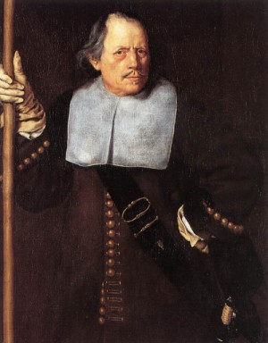 Oil oost, jacob van, the elder Painting - Portrait of Fovin de Hasque by OOST, Jacob van, the Elder