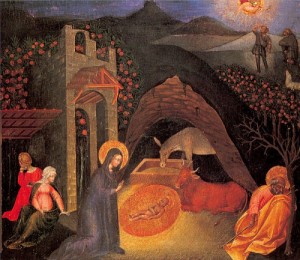 Oil paolo, giovanni di Painting - Nativity   1440-45 by Paolo, Giovanni di