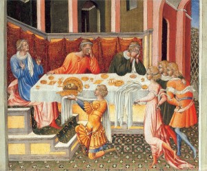 Oil paolo, giovanni di Painting - The Feast of Herod   1453 by Paolo, Giovanni di
