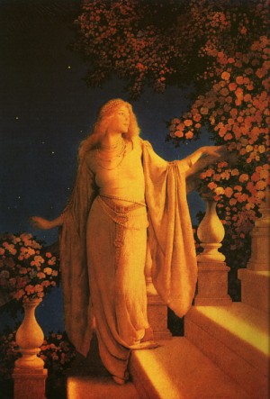 Oil parrish, maxfield Painting - Enchantment (Cinderella), 1913 by Parrish, Maxfield