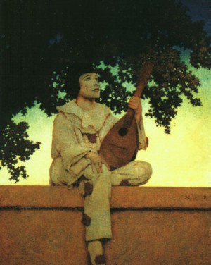 Oil parrish, maxfield Painting - Her Window, 1922 by Parrish, Maxfield