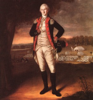 Oil portrait Painting - Portrait of Walter Stewart, 1781 by Peale, Charles Willson