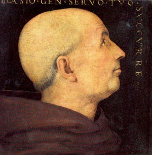 Oil perugino ,pietro Painting - Portrait of Don Biagio Milanesi  1500 by Perugino ,Pietro