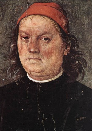 Oil perugino ,pietro Painting - Self-Portrait     c. 1500 by Perugino ,Pietro