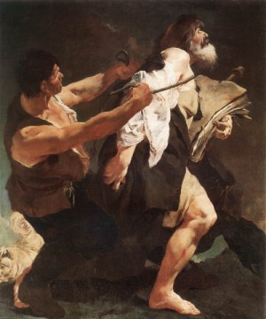 Oil piazzetta, giovanni battista Painting - St James Brought to Martyrdom    1722-23 by Piazzetta, Giovanni Battista
