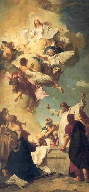 Oil piazzetta, giovanni battista Painting - The Assumption of the Virgin   1735 by Piazzetta, Giovanni Battista
