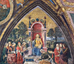 Oil pinturicchio Painting - The Arts of the Quadrivium, Geometry by Pinturicchio