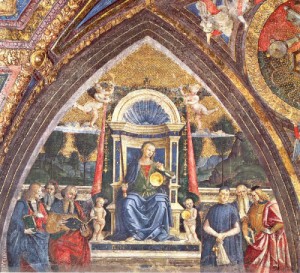 Oil pinturicchio Painting - The Arts of the Trivium, Rhetoric by Pinturicchio