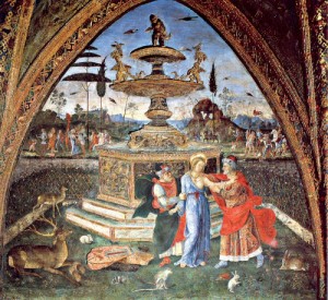 Oil pinturicchio Painting - The Story of Susanna the Chaste by Pinturicchio