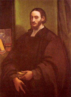  Photograph - Portrait of a Humanist   1520 by Piombo, Sebastiano del