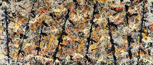 Oil blue Painting - Blue Poles by Pollock,Jackson
