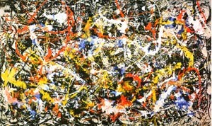 Oil pollock,jackson Painting - No 10 Convergence 1952 by Pollock,Jackson