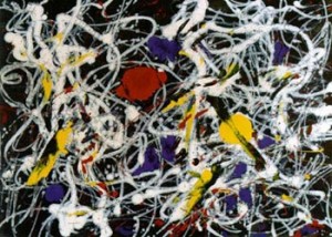 Oil pollock,jackson Painting - Number 15 1948 by Pollock,Jackson