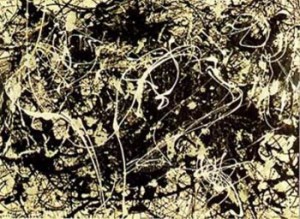 Oil pollock,jackson Painting - Number 33 by Pollock,Jackson