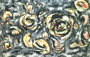 Oil pollock,jackson Painting - Ocean Greyness 1954 by Pollock,Jackson