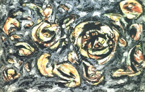 Oil pollock,jackson Painting - Ocean Greyness 1954 by Pollock,Jackson