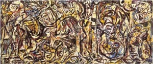 Oil pollock,jackson Painting - There were Seven in Eight 1945 by Pollock,Jackson