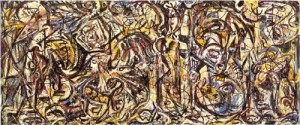 Oil pollock,jackson Painting - There were Seven in Eight 1945 by Pollock,Jackson
