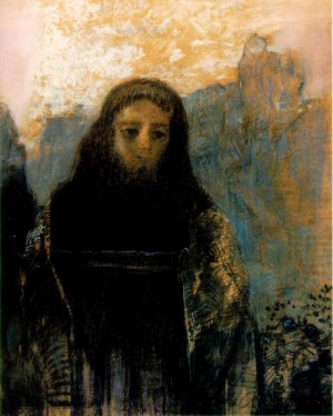 Oil redon, odilon Painting - Parsifal    c. 1912 by Redon, Odilon