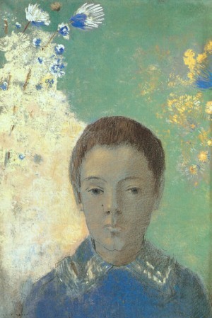 Oil redon, odilon Painting - Portrait of Ari Redon, 1898, by Redon, Odilon