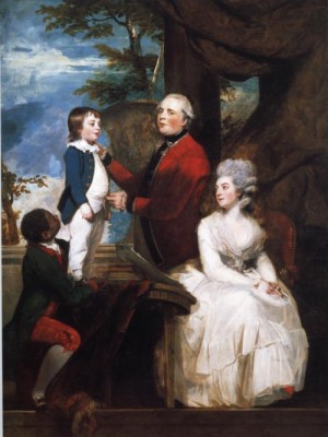 Oil Painting - George Grenville, Earl Temple, Mary, Countess Temple, and Their Son Richard. 1780-82. by Reynolds, Sir Joshua