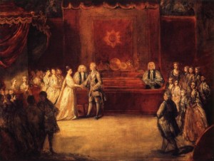 Oil Painting - George III. 1761. by Reynolds, Sir Joshua