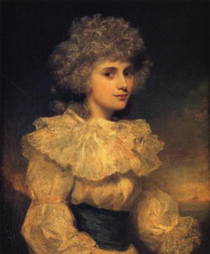 Oil reynolds, sir joshua Painting - Lady Elizabeth Foster. 1787. by Reynolds, Sir Joshua