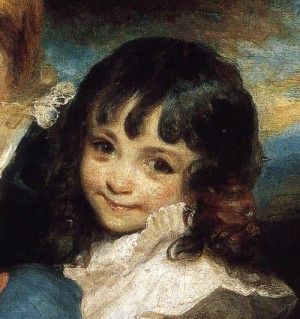Oil reynolds, sir joshua Painting - Lady Smith and Children. Detail. 1787. by Reynolds, Sir Joshua