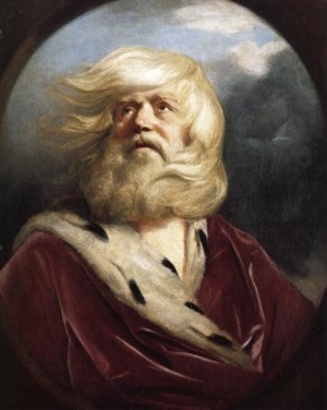 Oil Painting - Lear. 1760s. by Reynolds, Sir Joshua