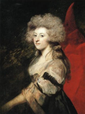 Oil reynolds, sir joshua Painting - Portrait of Maria Anne Fitzherbert. 1788. by Reynolds, Sir Joshua