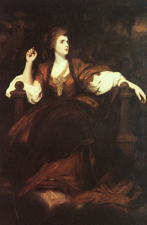 Oil reynolds, sir joshua Painting - Portrait of Mrs. Siddons as the Tragic Muse, exhibited 1784 by Reynolds, Sir Joshua