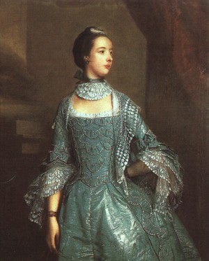 Oil reynolds, sir joshua Painting - Portrait of Suzanna Beckford, 1756 by Reynolds, Sir Joshua