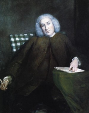 Oil reynolds, sir joshua Painting - Samuel Johnson. 1756-57 by Reynolds, Sir Joshua