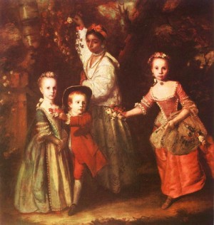 Oil reynolds, sir joshua Painting - The Children of Edward Hollen Cruttenden by Reynolds, Sir Joshua